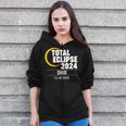 2024 Solar Eclipse Ohio Zip Up Hoodie