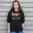 Celebrate Diversity Wine Alcohol Apparel Zip Up Hoodie