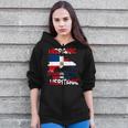 Dominican Republic Flag Hispanic Heritage Dominicana Zip Up Hoodie