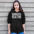 Gangsta Realtor Broker Real Estate Agent Zip Up Hoodie