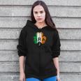 Ira Irish Lucky Shamrock St Patrick's Day Ireland Flag Zip Up Hoodie