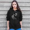 Malcolm X Black And White Portrait Tshirt Zip Up Hoodie