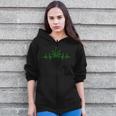 Marijuana Leaf Heartbeat Zip Up Hoodie