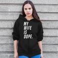 Men My Wife Is Dope Marriage Valentines Day Zip Up Hoodie