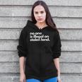 No One Is Illegal On Stolen Land Zip Up Hoodie