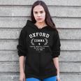 The Oxford Comma Preservation Society Team Oxford Vintage Tshirt Zip Up Hoodie