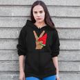 Palestine Watermelon Flag Support Gaza & Freedom Zip Up Hoodie