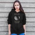 Total Solar Eclipse 2024 04 Little Rock Arkansas Zip Up Hoodie