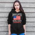 Undefeated 2-Time World War Champs Zip Up Hoodie