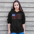 Usa Flag 2Nd Amendment Gun Flag Rights V2 Zip Up Hoodie