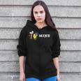 Vintage Bee Mine Valentines Day Novelty Zip Up Hoodie