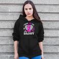 I Wear Pink For My Daddy Breast Cancer Awareness Shirt Zip Up Hoodie