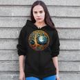 Yin Yang Tree Of Life Zip Up Hoodie