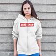 Craftsman Distressed Tshirt Zip Up Hoodie