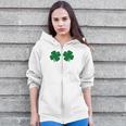 Shamrock Boobs Zip Up Hoodie