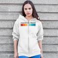 Mackinac Island Mi Vintage Retro Zip Up Hoodie