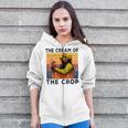 Vintage Macho-The Cream Of The Crop Wrestling Zip Up Hoodie