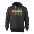 40 Year Old Vintage 1984 40Th Birthday Cassette Tape Zip Up Hoodie