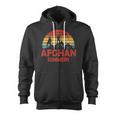 Afghan Summers Veteran Afghanistan Veteran Zip Up Hoodie