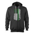 American Irish Clover Flag St Patrick's Day Zip Up Hoodie