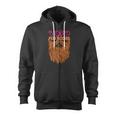 Beard For Boobs Cool Breast Cancer Gif Zip Up Hoodie