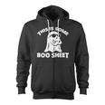 This Is Some Boo-Sheet Ghost Halloween Costume Zip Up Hoodie