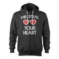 Boys Valentine Mr Steal Your Heart Toddler Zip Up Hoodie