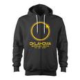 Broken Bow Oklahoma Ok Total Solar Eclipse 2024 Zip Up Hoodie