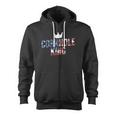 Cornhole King Zip Up Hoodie