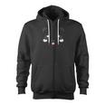 Cute Kawaii Panda Japanese Anime Panda Bear Face Zip Up Hoodie