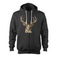 Deer Gear For Hunters Camo Whitetail Buck Zip Up Hoodie