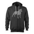 Dog Staffordshire Staffie Or Staffordshire Bull Terrier Dog Lover Zip Up Hoodie
