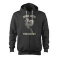 Drink With Your Enemies Drink From Skulls Of Your Enemies Zip Up Hoodie