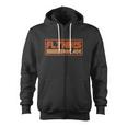 Flynn's Arcade Vintage Retro 80'S Logo Zip Up Hoodie