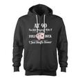 90Th Birthday Cool 90 Year Old Cards Great Zip Up Hoodie