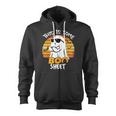 Ghost This Is Some Boo Sheet Horror Halloween Costume Zip Up Hoodie