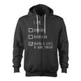 Politics Democrat Republican Wine Zip Up Hoodie