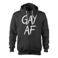 Gay Af Pride Logo Zip Up Hoodie
