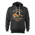 Hello Darkness My Old Friend Total Solar Eclipse 2024 Texas Zip Up Hoodie