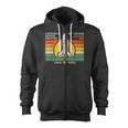 Kennedy Space Center 60Th Anniversary Vintage Retro Style Zip Up Hoodie