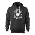 Mens If You Touch My Beard I Will Touch Your Butt Men Zip Up Hoodie