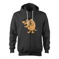 Muttley Dog Smile Mumbly Wacky Races Tshirt Zip Up Hoodie