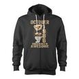 October 1986 37Th Birthday 2023 37 Years Of Being Awesome Zip Up Hoodie