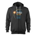 Oswego New York Ny Total Solar Eclipse 2024 1 Zip Up Hoodie