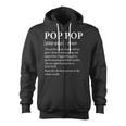 Pop Pop Definition Grandpa Zip Up Hoodie