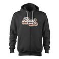 Retro Vintage Bread Baking Lover Baker Zip Up Hoodie