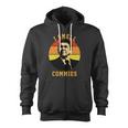 Ronald Reagan I Smell Commies Tshirt Zip Up Hoodie
