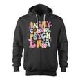 In My School Psych Era Retro School Psychologist Psychology Zip Up Hoodie