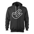 The Shocker Logo Tshirt Zip Up Hoodie