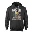 Sloth Hiking Team We Will Get There When We Get There Sloth Hiking Team We Will Get There When We Get There Zip Up Hoodie